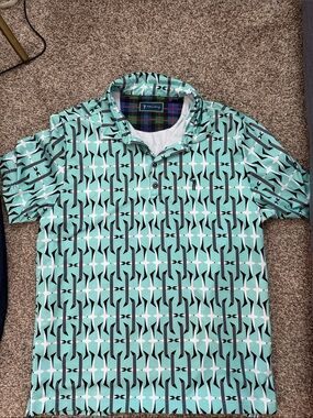 William Murray Albatross Print Golf Polo